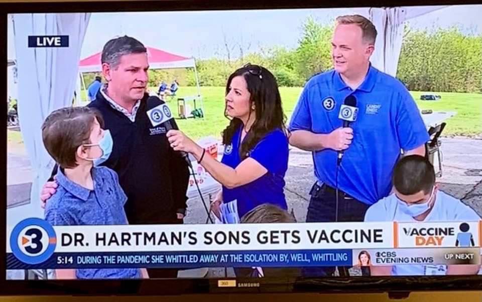 3 yrs ago today, my school aged sons were 1st in line for #COVID19 #vaccines when they were available. We believed in the science and the medicine, we believed in personal and community responsibility. All #Vaccinations save lives, Vax your kids. @PeterHotez @UWHealth @CDCgov