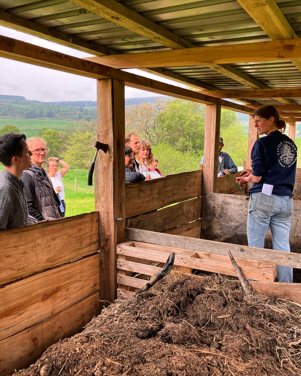 A fantastic day of learning about propagation at Little Trochry Farm near Dunkeld. With thanks to the @LandworkersUK peer to peer scheme.