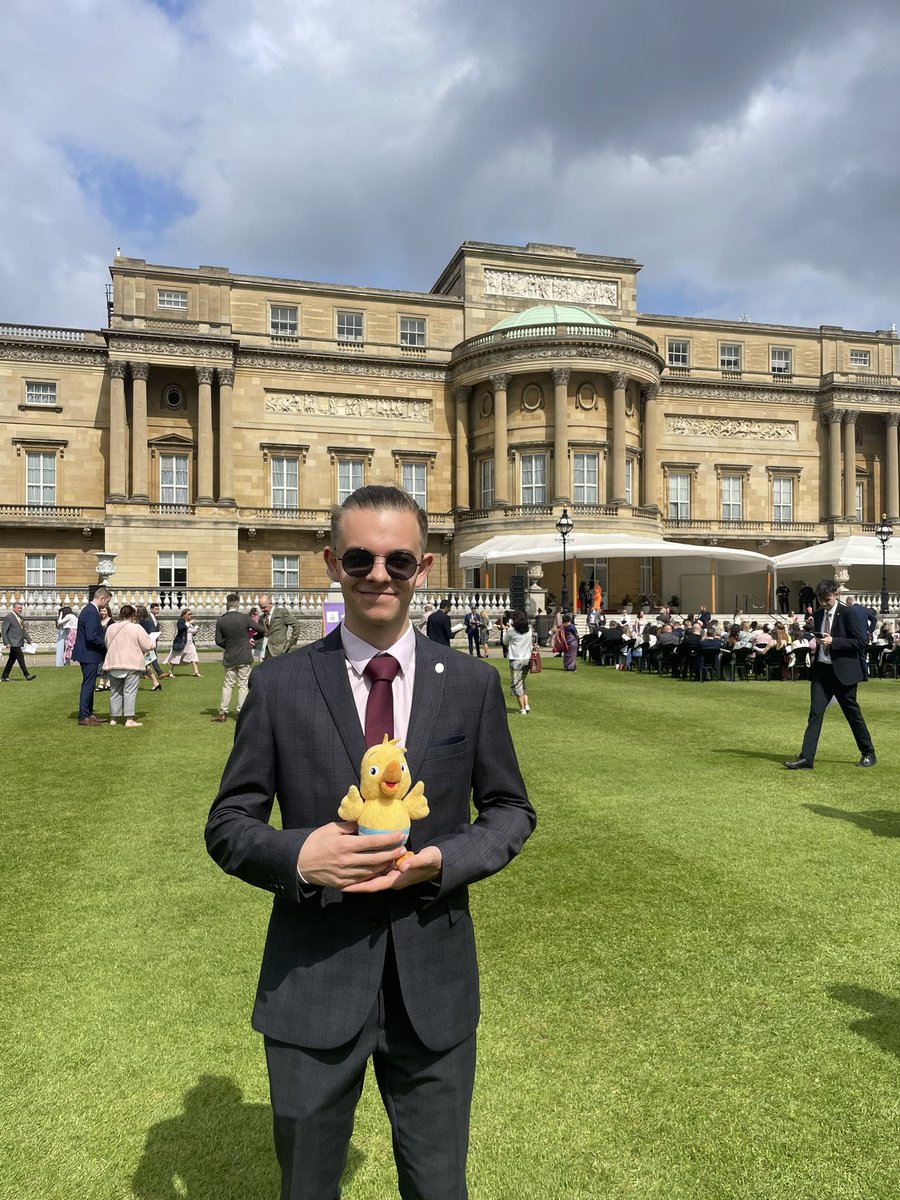 Look who went to Buckingham Palace today with my son! <a href="/PuddletheDuck/">Puddle Ducks</a> accompanied him to the <a href="/DofE/">The Duke of Edinburgh’s Award</a> Gold Award Ceremony