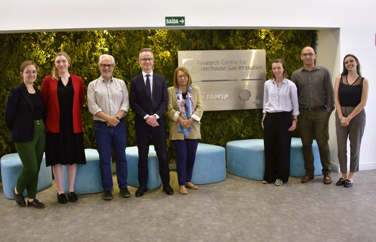 RCGI hosted today the visit of the British Government. The delegation was received by professor Suani T. Coelho, RCGI VP and professor Marcos Buckeridge, director at RCGI’s BECCS program. #RCGI #USP #BritishGovernment