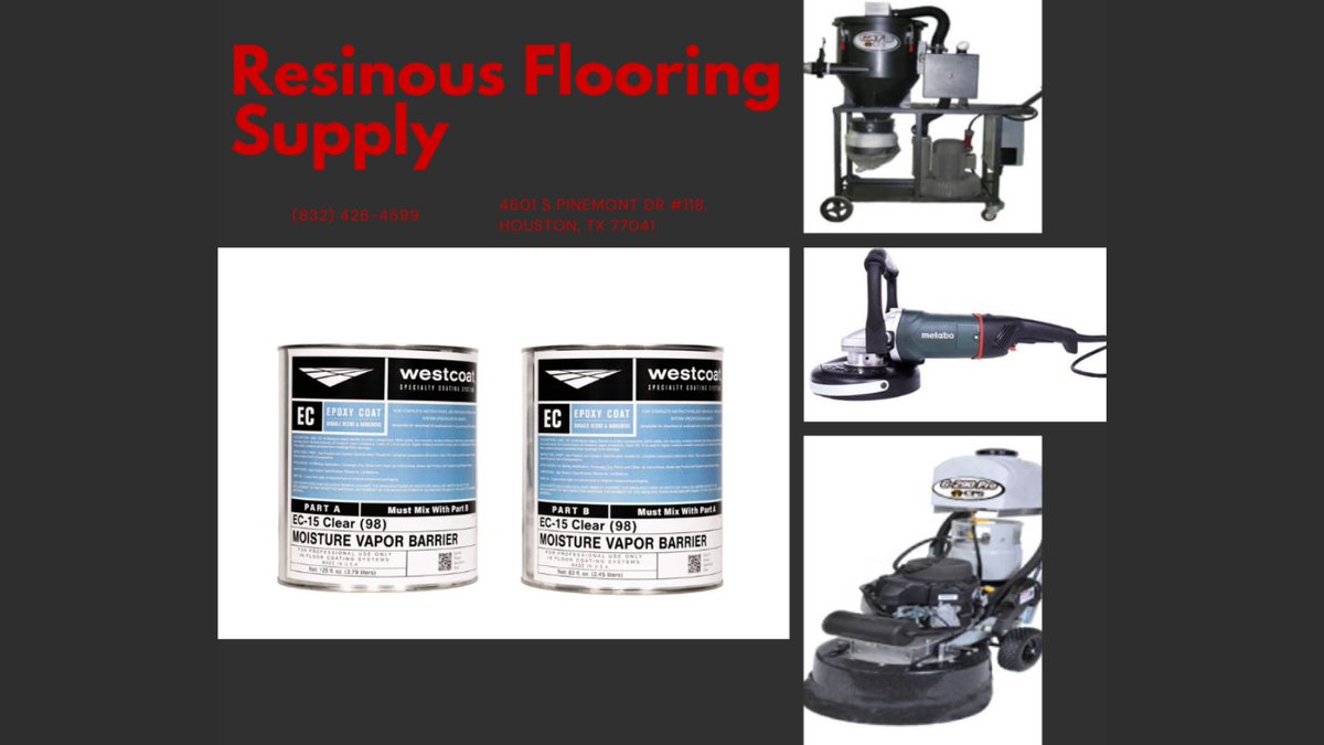 Everything you need is right here at Resinous Flooring Supply! SHOP NOW! (832) 426-4599 / 4601 S Pinemont Dr #118, Houston, TX 77041 #concrete #concretelife #concretedesign #flooring #floor #flooringideas #concreterepair #concretecoatings #concretepolishing #concretepolish