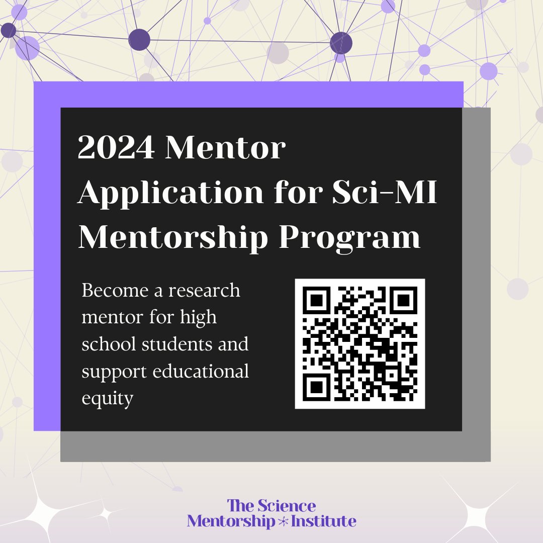 NuRhoPsiHQ's tweet photo. Looking for a summer opportunity and want to be involved in inspiring the next generation of scientists through neuroscience? Apply to be a mentor in The Science Mentorship Institute's Neuroscience Summer Program! 🌞🧠

Applications due: May 15
Apply here: https://t.co/ate3EuljGk https://t.co/fJDQP6qEJa