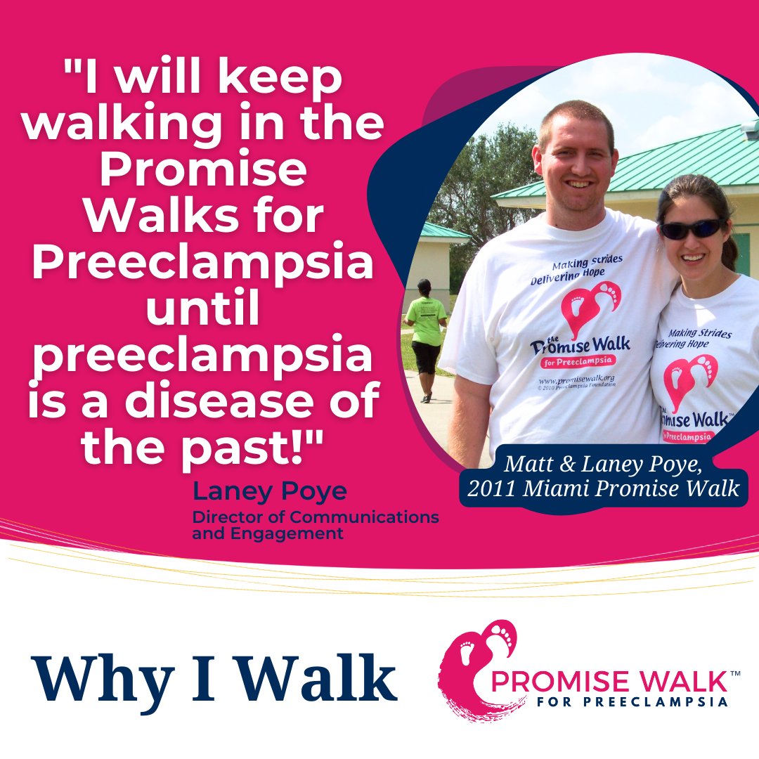 preeclampsia's tweet photo. Join Laney and many others at your local #PromiseWalkforPreeclampsia at the link below. Don't have a local #PromiseWalk? Join our Virtual Walk! #WhyIWalk
https://t.co/jikG1a4iBY https://t.co/WXvV8YERdb