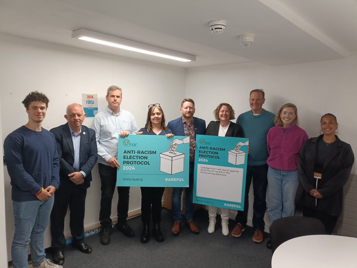 So proud to represent the <a href="/SocDemsDL/">Social Democrats Dun Laoghaire</a> &amp; <a href="/SocDemsRathdown/">SocDems Dublin Rathdown</a> at the signing of <a href="/INARIreland/">INAR - Irish Network Against Racism</a> Anti-Racism Election Protocol in the offices of <a href="/dlrcc/">Dún Laoghaire-Rathdown County Council</a>  today. There is no room for #racism in Irish Society and no room for those who seek to exploit it for political gain. #AREP24 <a href="/DLWelcomes/">DúnLaoghaire Welcomes</a>