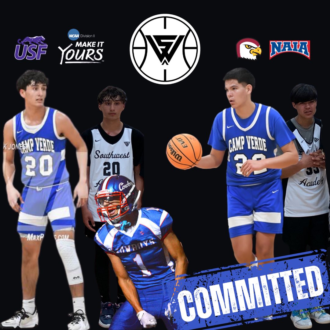 SWAHoops's tweet photo. Super proud of both @christian_sanabria20 &amp; @CalebBahe on their commitments to continue to play the game they love at the next level
Christian will be furthering his academic and athletic career @USFCougarsFB &amp; Caleb will be furthering his academic and athletic career @FriendsMBB https://t.co/P96ChAlvoD