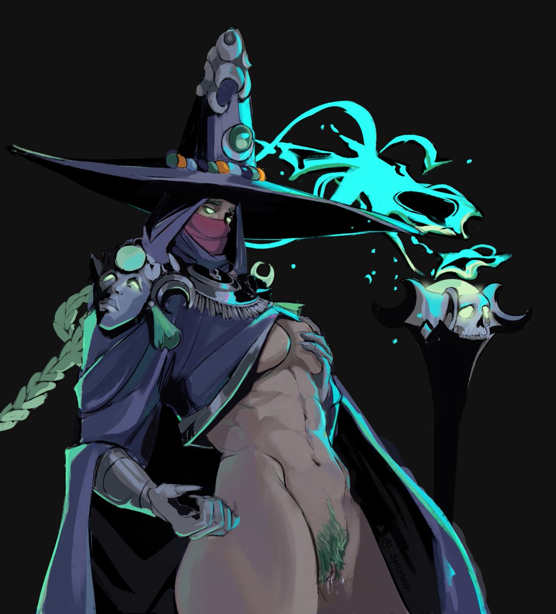 SpicySopp's tweet photo. Hecate,  Witch of the Crossroads https://t.co/k6mnOif8oA
