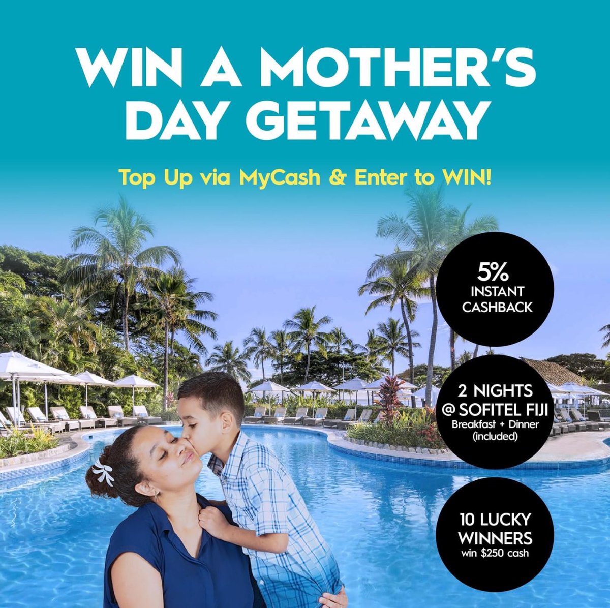 Who is going to be our lucky winners of our Mother’s Day giveaways?

It’s a well deserved break for very well deserving Mum’s.

#BetterTogether <a href="/DigicelFiji1/">Digicel Fiji</a>