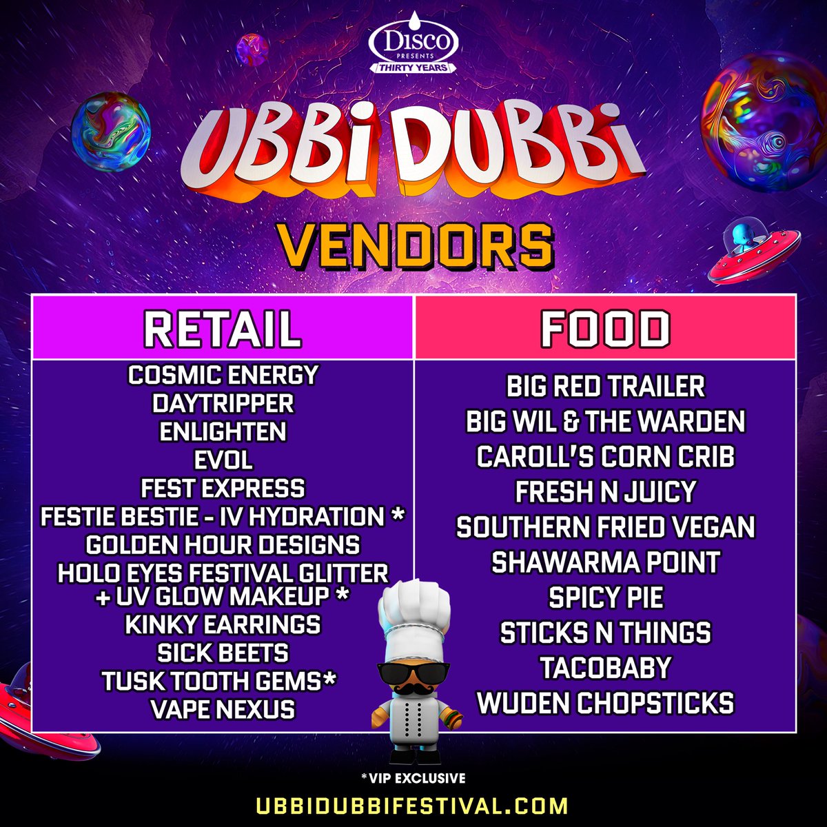 Satisfy all your Ubbi Dubbi cravings with Grubbi’s handpicked selection of food & retail vendors!🧑‍🍳🛍️