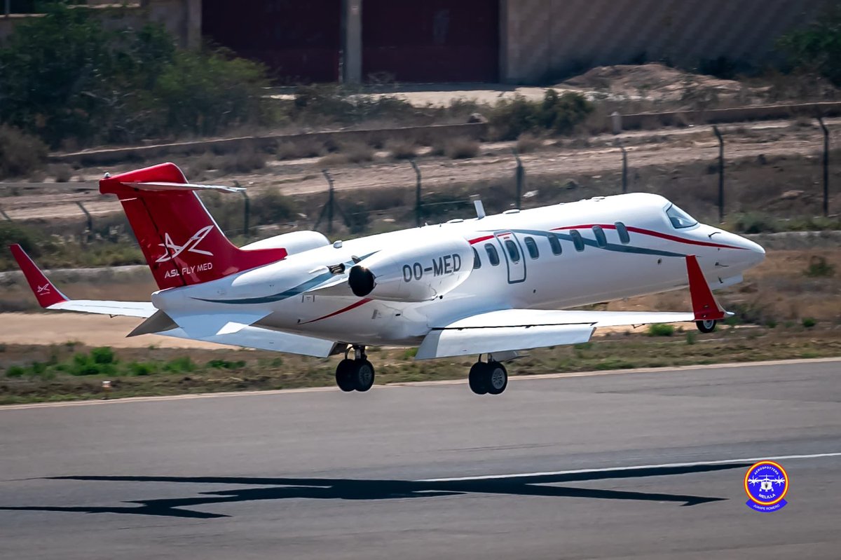 SpottersMelilla's tweet image. Esta mañana tuvimos la visita en #MelillaMLN de este Learjet 45 de #ASLFlyMed perteneciente a @ASLGroup, OO-MED, procedente de #LiejaLGG.
Aquí vemos como toma por la #rwy15. Posteriormente despegó hacia #MurciaRMU.
.
.
Foto📸: Ángel Migens
Foto📸: Juanpe Romero
@AvistamientosA