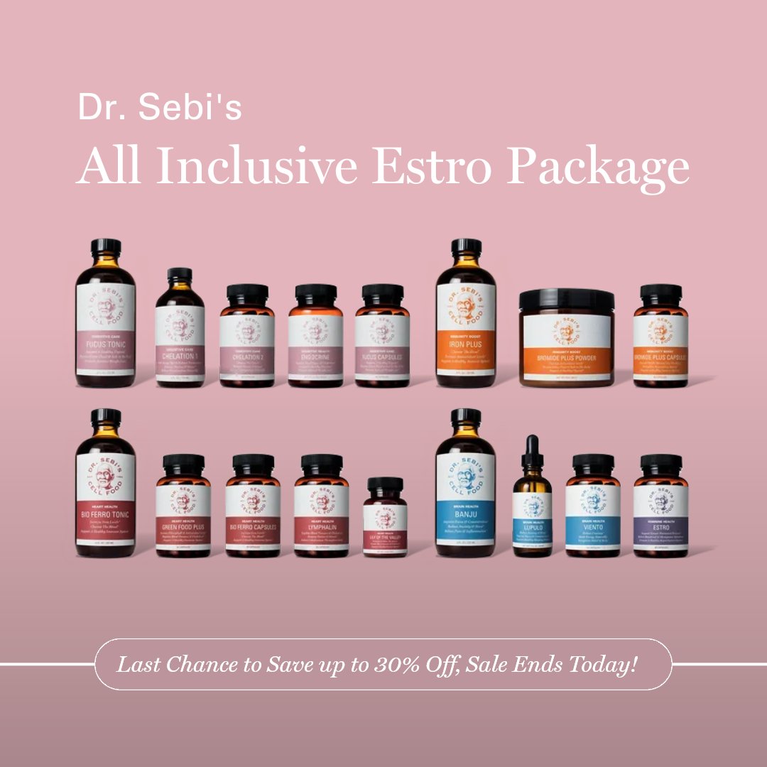 drsebiscellfood's tweet photo. This is your last chance to save, sale ends tonight.
https://t.co/rPEVn71vgg
#DrSebi #Sale #MothersDay2024 #Healing #Nurturing #Electric #Sebians https://t.co/Z2KCPn8j9A