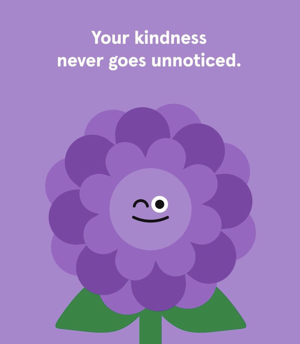 Your kindness never goes unnoticed here 💕 Image: @Headspace