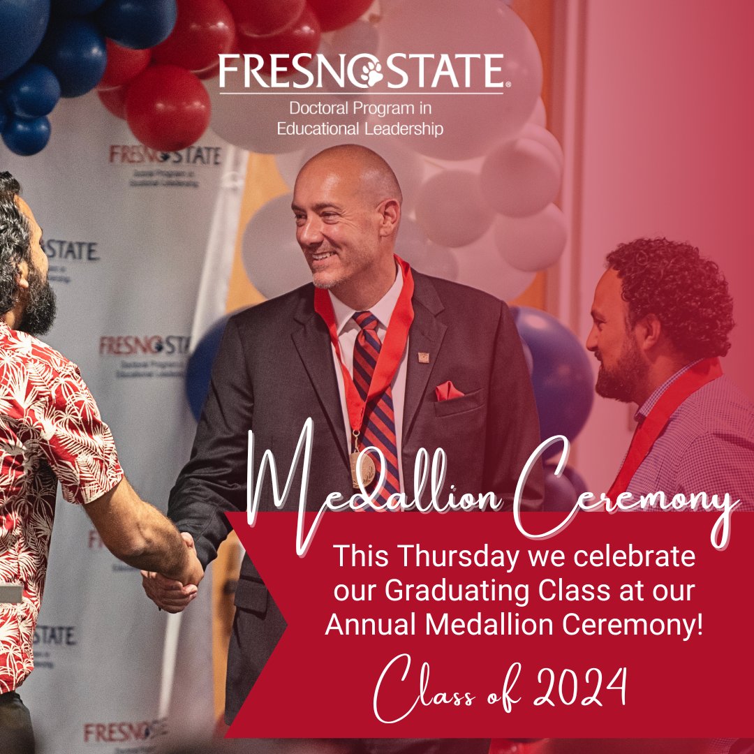 This week is full of celebration, celebrating the Class of 2024! 🎉🎓

#EdDFresnoState #EdLeadership #EducationalLeadership #classof2024