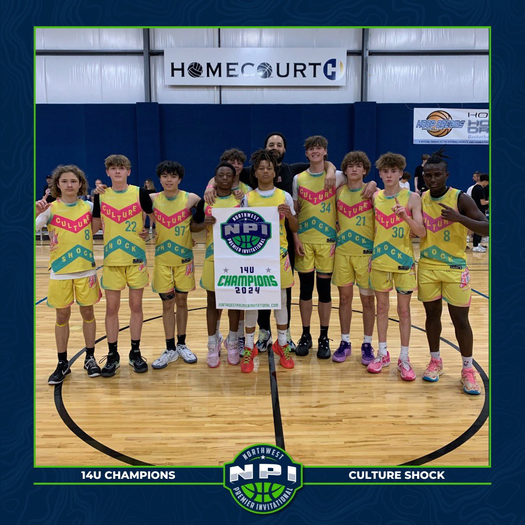Congratulations to our 14U Division Champions, Culture Shock