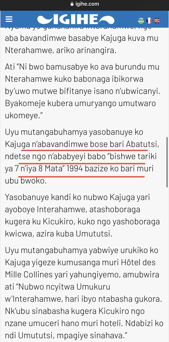 donXsimba's tweet photo. 🚨#RwandaGenocide - Kajuga Robert🚨
#Amadebe @DrDamascene @paul_rukesha @JanvierPopote mwongere muhimbe ikindi kinyoma😉🤣.
#TeamPK Criminal @PaulKagame @UrugwiroVillage @Unity_MemoryRw @Ibuka_Rwanda @RwandaGov @RwandaParliamnt @RwandaOGS  #Rwanda #Kwibuka30  #Rwot #Ibifobagane https://t.co/aMqYM3eFnj