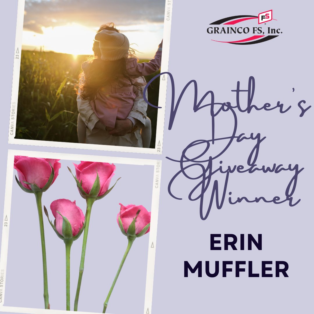 Congratulations, Erin Muffler, on winning our Mother's Day Giveaway! We hope you had an extra special day with your family yesterday, and thank you to ALL that participated (and to all moms out there making a difference in our world).

#HappyMothersDay #giveaway