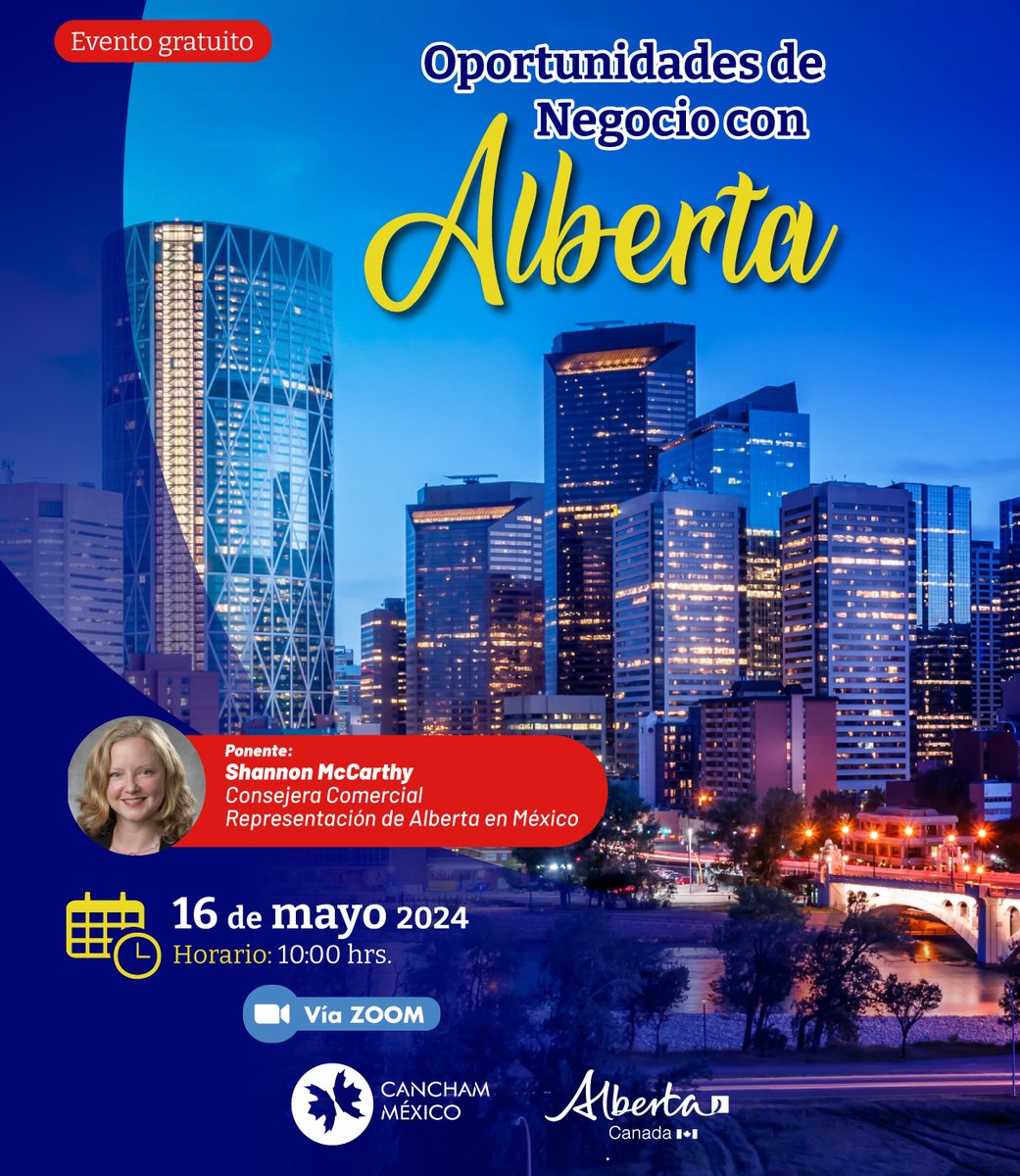¡Descubre un mundo de oportunidades en Alberta! A nuestros socios y aliados de CanCham, los invitamos a explorar las diversas opciones de inversión que ofrece esta próspera provincia. Desde energía hasta tecnología, Alberta es el destino ideal para hacer crecer tus inversiones.