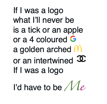 Brand yourself! What would your #logo be? #vss365 #vsspoem