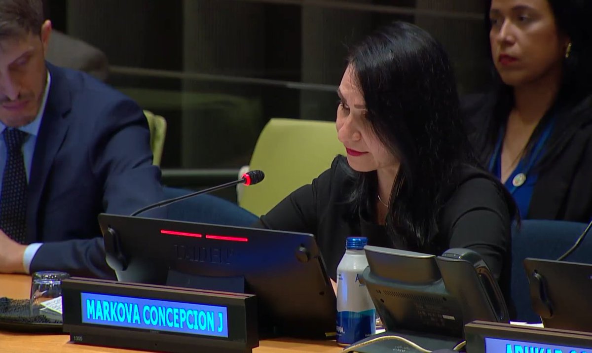 'With a historical role as peace building country, we believe that Panama can play an important role in building lasting international peace.' - Ambassador Markova Concepción Jaramillo of Panama provides opening remarks #UNSCElections