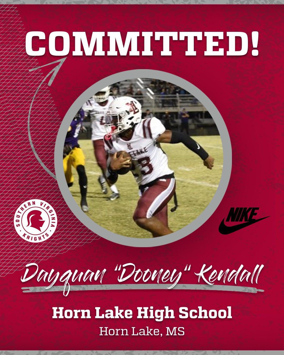 Kendall1Dayquan's tweet photo. I’m 110% committed to Southern Virginia University 🔴⚪️@CoachWillOrtiz @EaglesHLHS @bjackson32 @HornLakeFB @HornTouchdown @FamilyMANFATHER https://t.co/pSnNZP70Tk