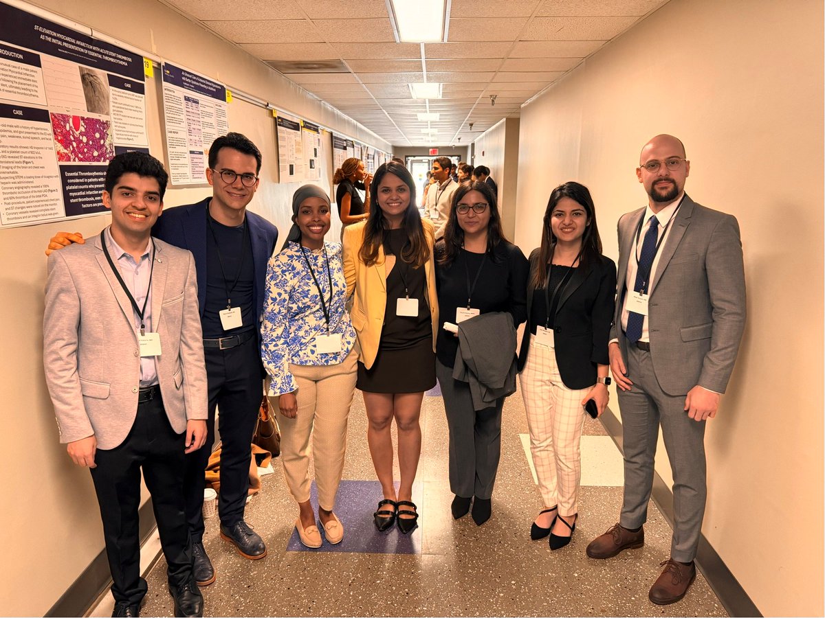 What a great weekend at DC ACP! Congrats to Marco for best poster. Jahnvi for 2nd best research podium and Shuchi for best case vignette. #Research #IMResidency @MedStarWHC Shout out to Nilansh, Samira, Kajol, & Wael for great posters!🤩🥳🙌🎊🙌