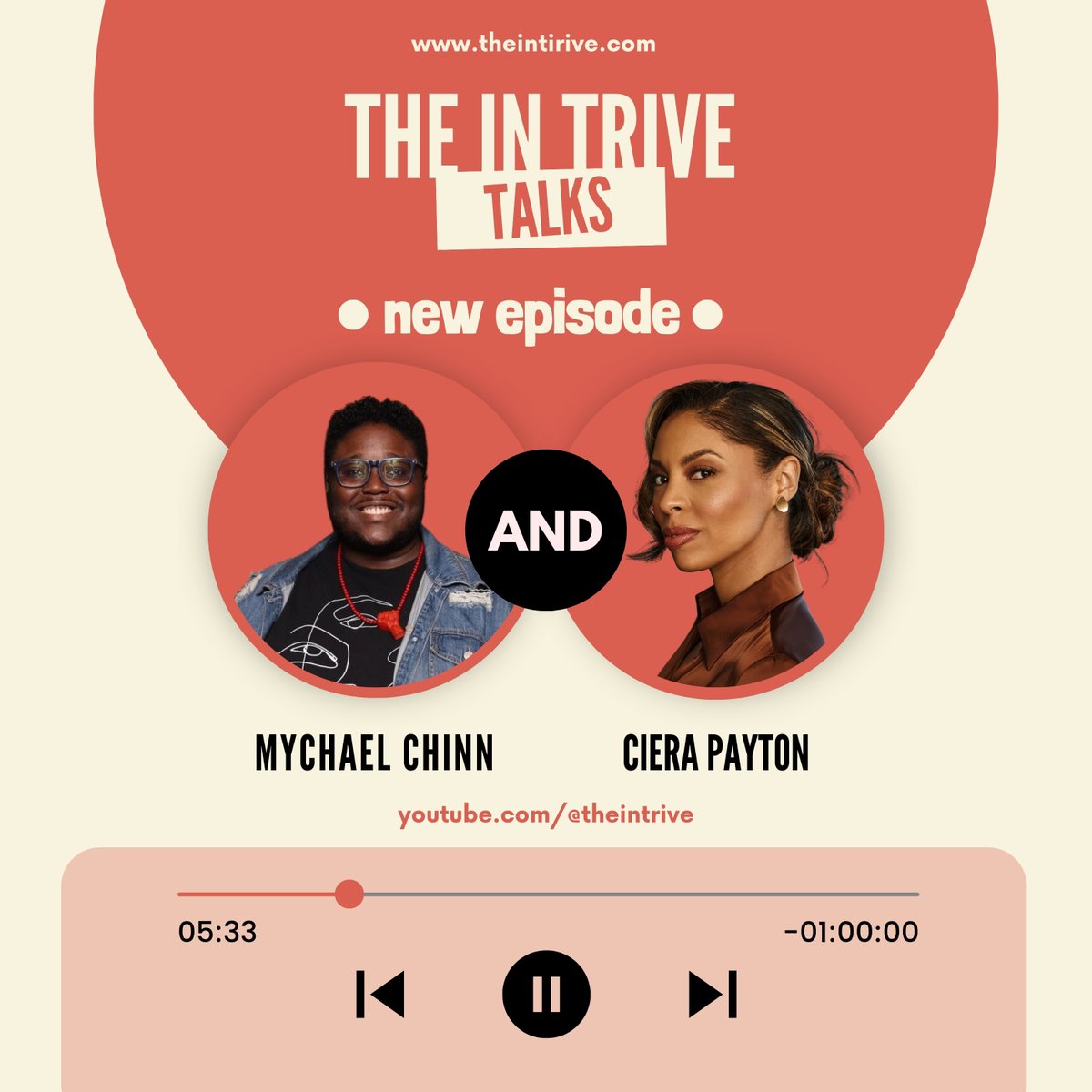 TheInTrive's tweet image. instagram.com/mychaelchinn/

🎬✨ New Episode Alert! Explore executive leadership in entertainment with Mychael G. Chinn on #TheInTriveTalks! 🌟 Hear how Mychael shapes the landscape of TV and film at MTV.
#LeadershipInLimelight #MychaelGChinn #CieraPayton #WatchNow