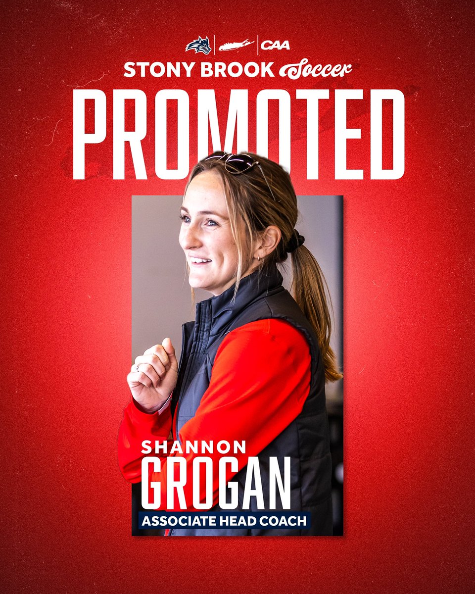 🚨 𝐏𝐑𝐎𝐌𝐎𝐓𝐄𝐃 🚨 Congratulations to coach Grogan on being promoted to Associate Head Coach of our squad! 📰: bit.ly/3JWogQ9 🌊🐺 x #NCAASoccer x @ShannonGrogan25