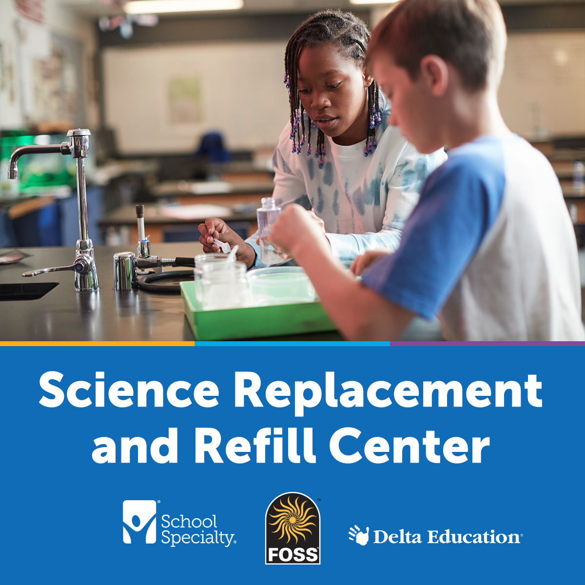 Consider purchasing replacement parts before the school year ends to prepare for Fall. Only School Specialty provides official FOSS parts, along with components hand-selected by the developers of FOSS. Get started >> bit.ly/4bCBa1u