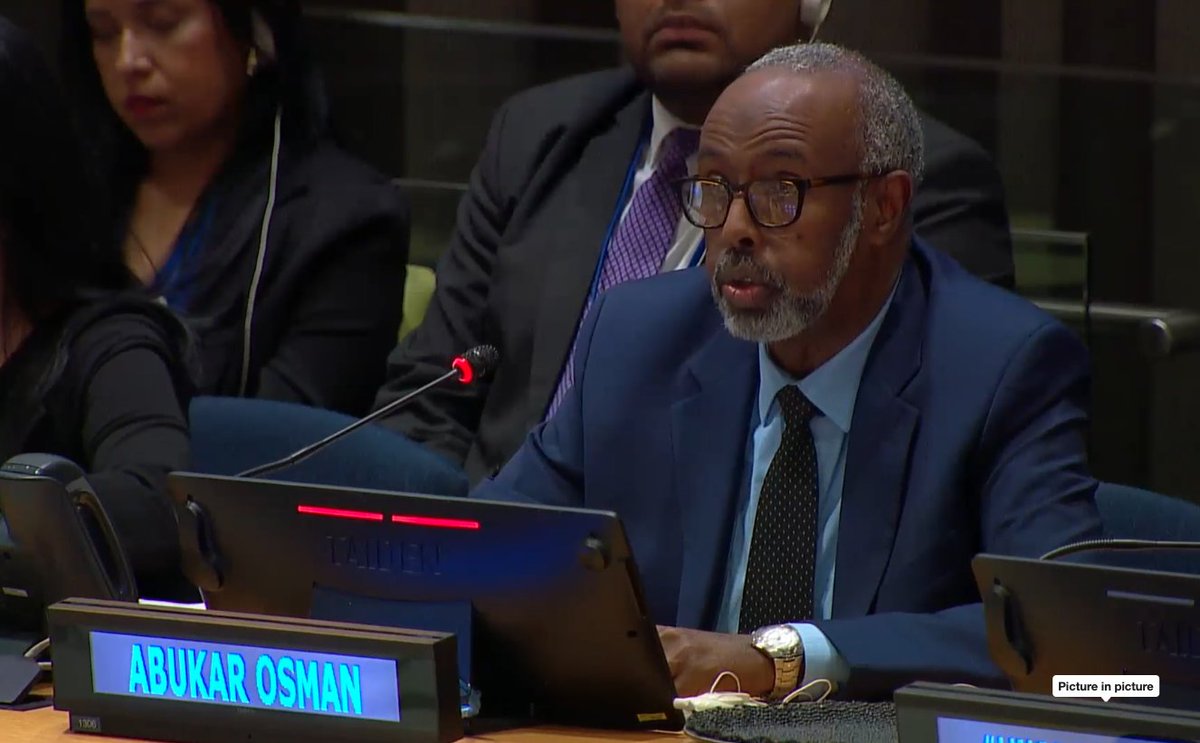 'Somalia recognizes the imperative need for reform of the UNSC to better reflect the current world. We will work to foster cooperation and build consensus.'' - Amb. Abukar Dahir Osman provides opening remarks #UNSCElections