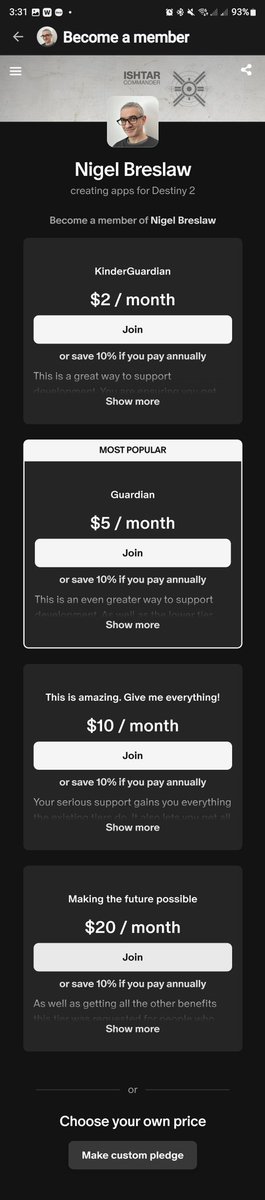 FaeTheWolf's tweet photo. @IshtarCommander Doesn't seem to be an option to view it for free https://t.co/gEU6dS5AZZ