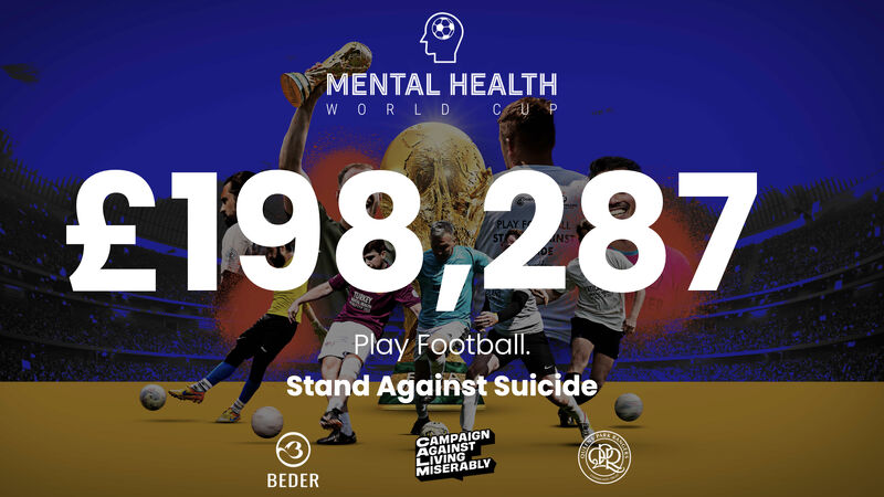 On Saturday we raised an incredible £198,287! Thank you!

We're in a cost of living crisis with the highest suicide rate in 25 years. The money raised will help our mental health charities carry out life saving suicide prevention and awareness.

<a href="/beder_uk/">Beder</a> @qprtrust @calmzone