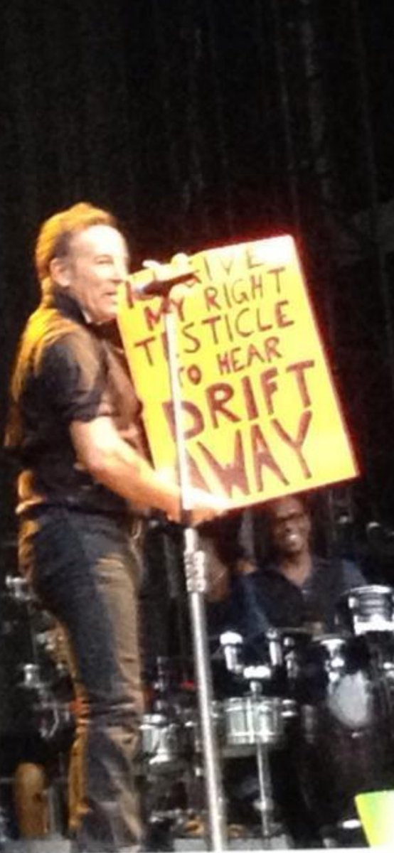 Me, at every #Springsteen concert.