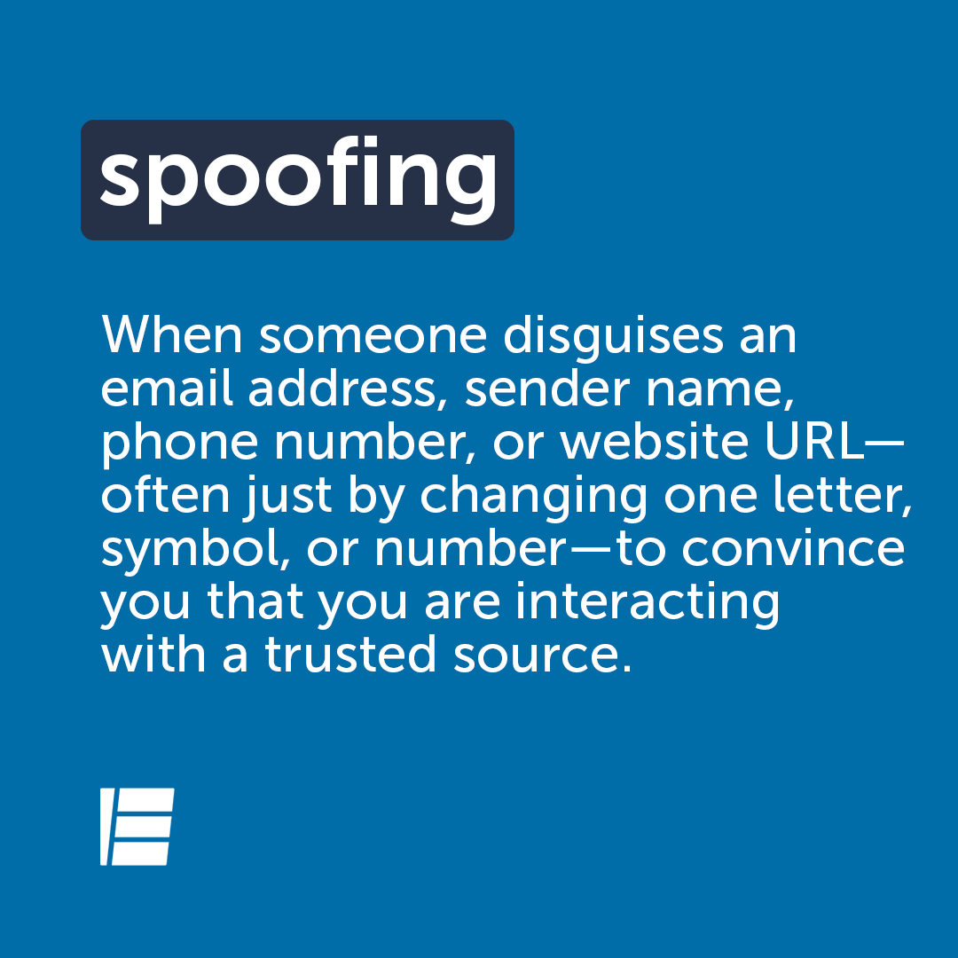 At EECU, your security and safety is our top priority.  To learn more about “spoofing” scams and how you can not only identify a potential spoofing attempt, but also protect yourself against it, click here: bit.ly/4bqzOax