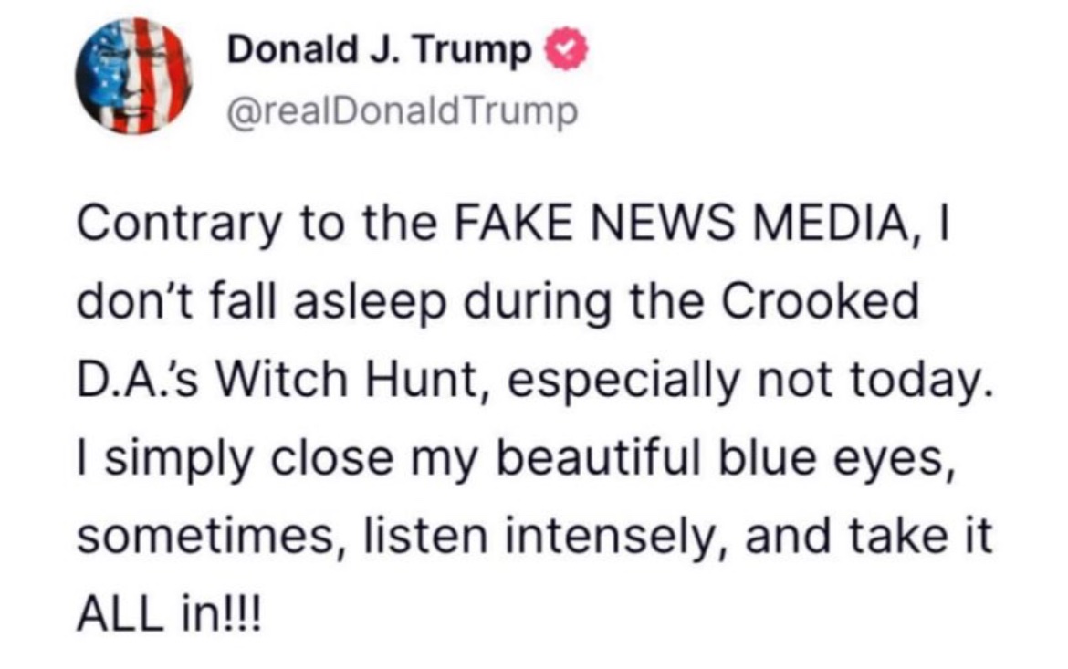 President Trump DESTROYS the fake news media who claim he was sleeping during Michael Cohen’s testimony 🔥