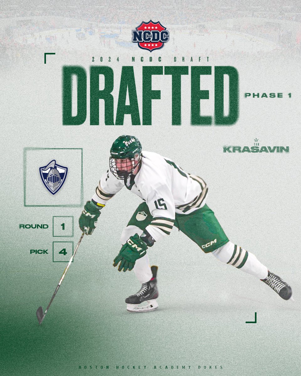 BostonHA's tweet photo. Huge congratulations to all the boys drafted in this year’s @USPHL NCDC Draft!!

Yan Krasavin
@Trent5505649124 
Logan Dewar
Nikita Mikhailov
Kasen Beitz
@TrevorPonath06 https://t.co/iAAs0YYZBk