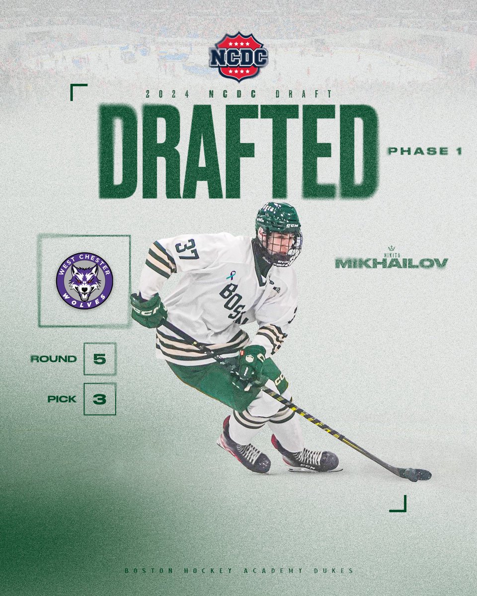 BostonHA's tweet photo. Huge congratulations to all the boys drafted in this year’s @USPHL NCDC Draft!!

Yan Krasavin
@Trent5505649124 
Logan Dewar
Nikita Mikhailov
Kasen Beitz
@TrevorPonath06 https://t.co/iAAs0YYZBk