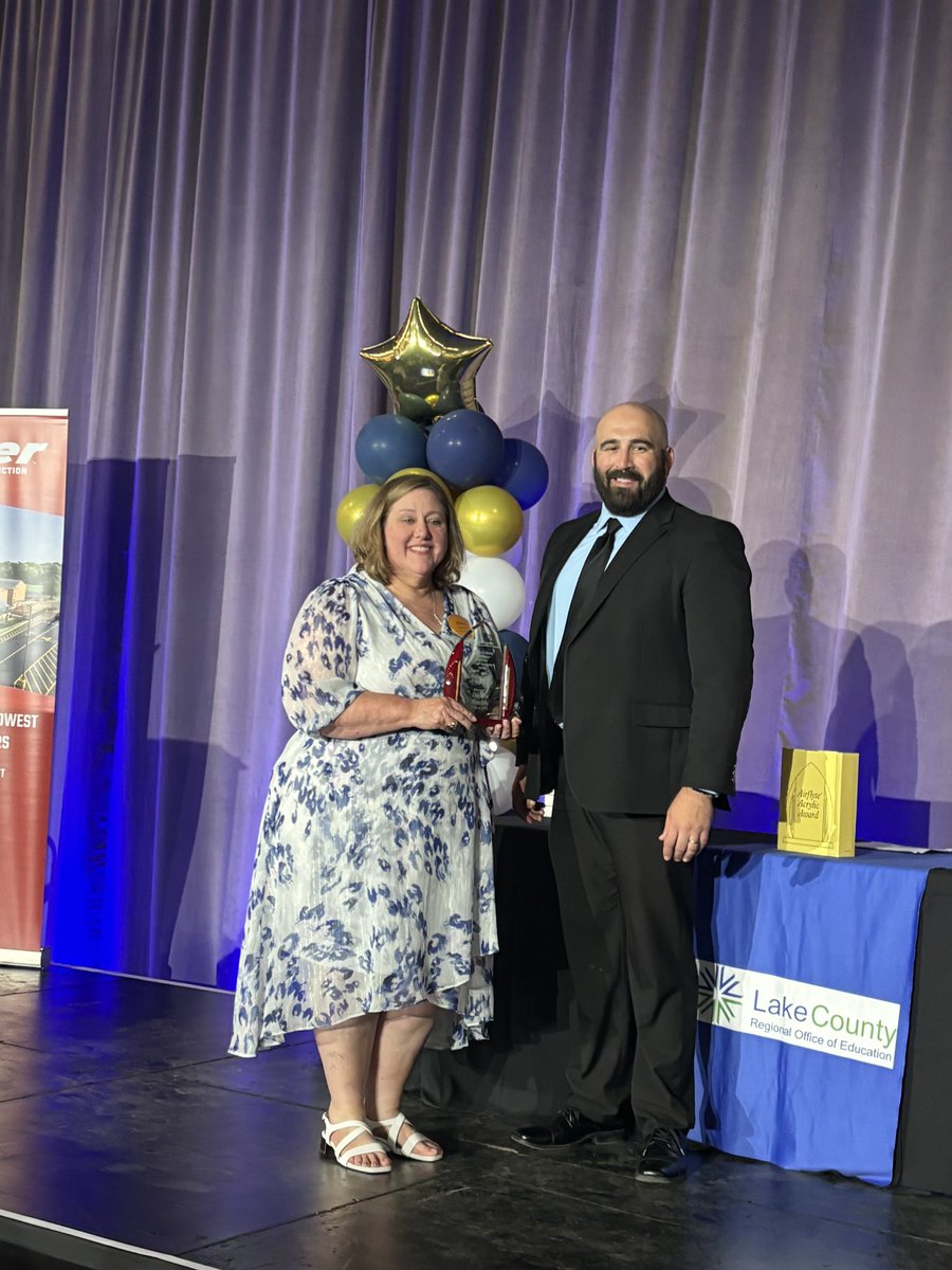 The Lake County Regional Office of Education hosted their Educator of the Year Awards to celebrate educators in our county who make a difference. We want to thank all the county's amazing teachers for all their work year-round. Please join us in congratulating the winners!