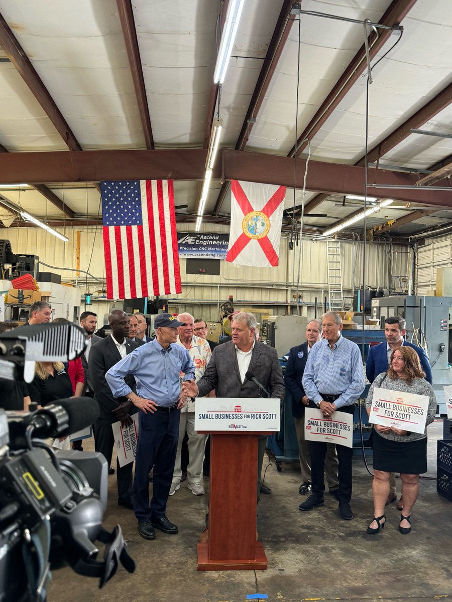 FloridaRetail's tweet photo. Scott Shalley, the president and CEO of the Florida Retail Federation, was honored to join Senator Rick @ScottForFlorida in Largo today to discuss bolstering our local Florida businesses. We're grateful for your support. Remember to #FindItInFlorida and shop local #FloridaRetail. https://t.co/JAeOHdexwD
