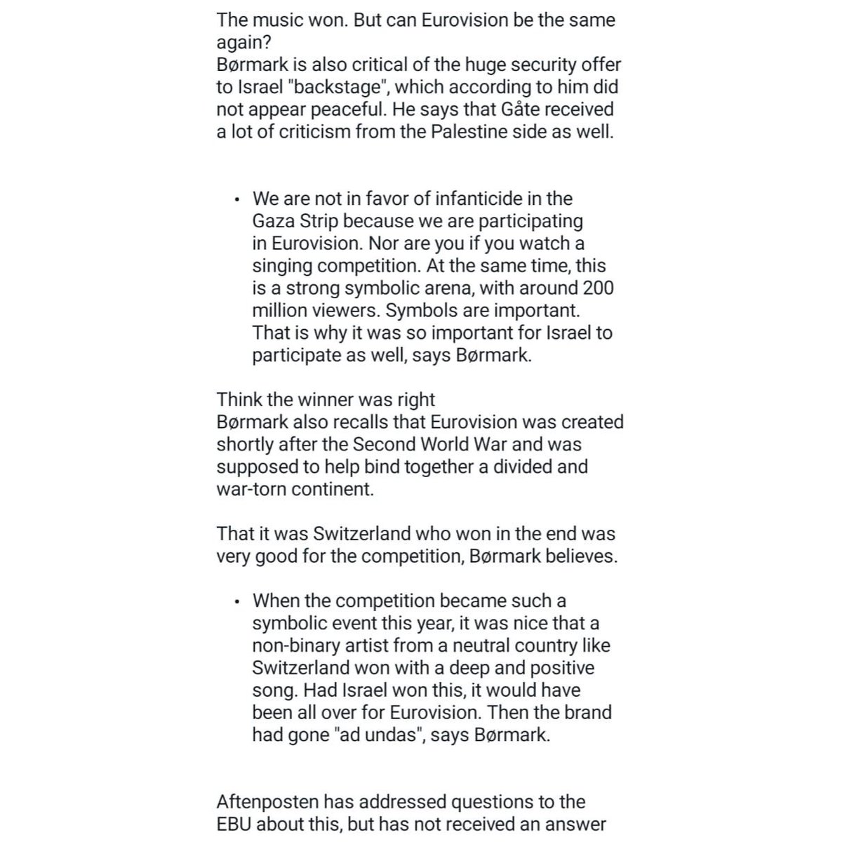 Eurovision Norway tweet media
