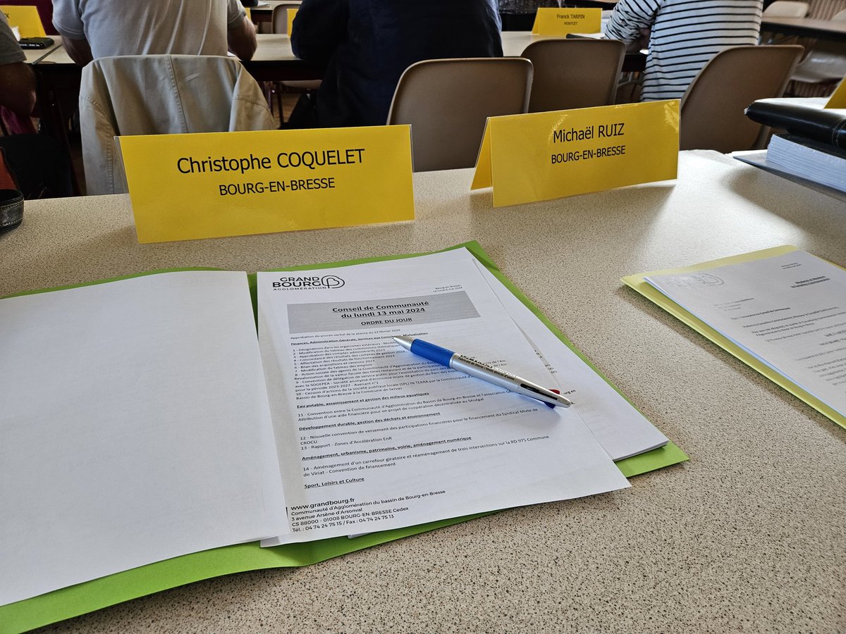 Christ_coquelet's tweet photo. Conseil d'agglomération de Grand Bourg ce soir avec l'approbation des comptes administratifs 2023. En résumé,  +1,2M€ de dépenses de fonctionnement, +400k€ économie des services. +106% de recettes (dont +42% taxe d'habitation) avec une stabilité des compensations de l'état. https://t.co/ltmcp4T2vx