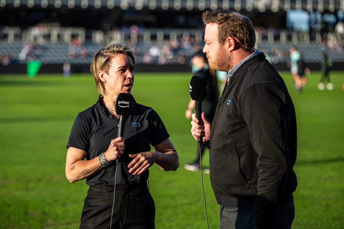 MikeWattsOnAir's tweet photo. Friday Morning to Friday Night @NWSL with our @PrimeVideo team!

Production Meeting ➡️ Broadcast

📸 @connortrace__ 🙏
🎥 @SportsonPrime @PrimeSportsPR https://t.co/KqJQ0seOtt
