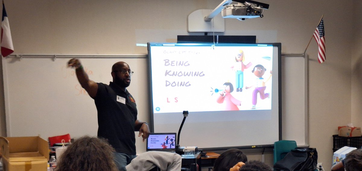 boogiehill_'s tweet photo. Thanks @Festus_LYS @OlayShorunke for coming to My class to talk to our students about LYS, Be, Know, Do and finding your purpose. The kids had so many questions!!

#aliefproud #aliefisd https://t.co/52rND6TU7C