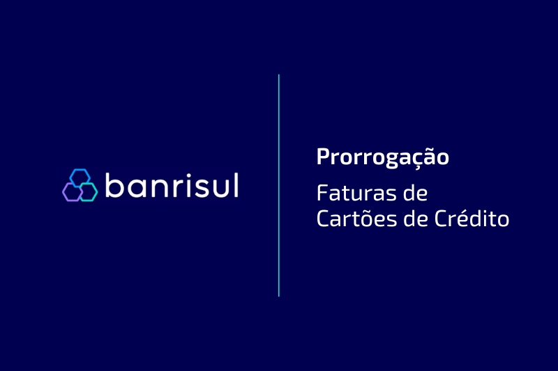 Banrisul estende prazo de pagamento de faturas dos cartões de crédito. Leia mais: bit.ly/44EKCiu
