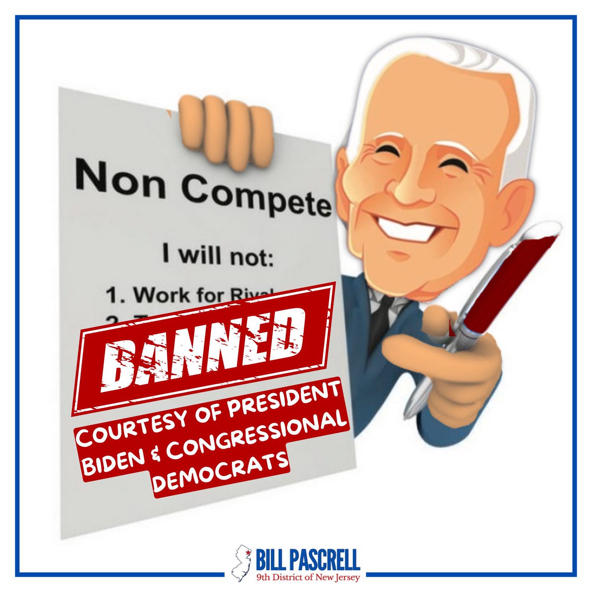 In case you missed it the Biden admin has banned noncompete contract clauses that have screwed workers for years. It’s another massive victory for working Americans