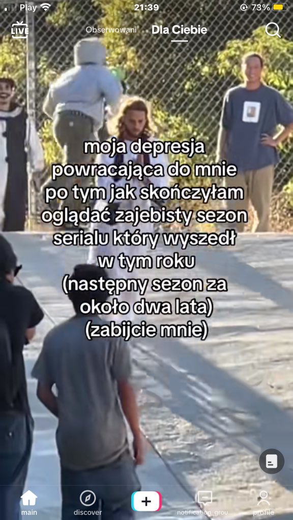 z jakim serialem tak macie?