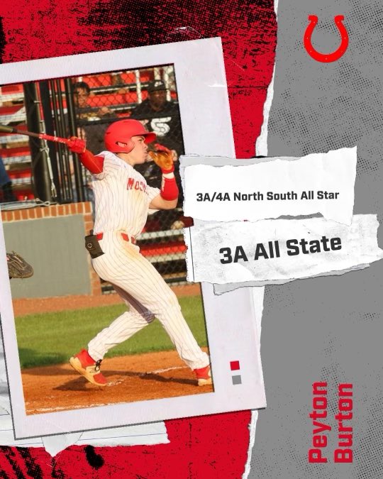 Congrats to Peyton Burton for being selected to the <a href="/BCAofSC/">SC Baseball Coaches</a> 3A All State team and for his selection to the 3a/4a North All Star team.