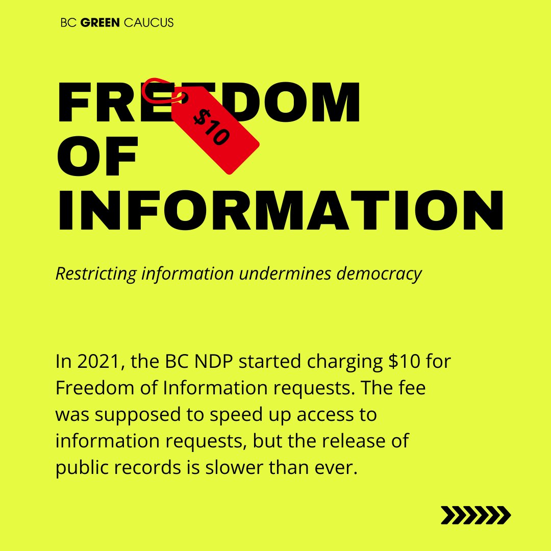 In 2021, the BC NDP started charging $10 for Freedom of Information Requests. The fee was supposed to speed up response times, but the release of public records is slower than ever.