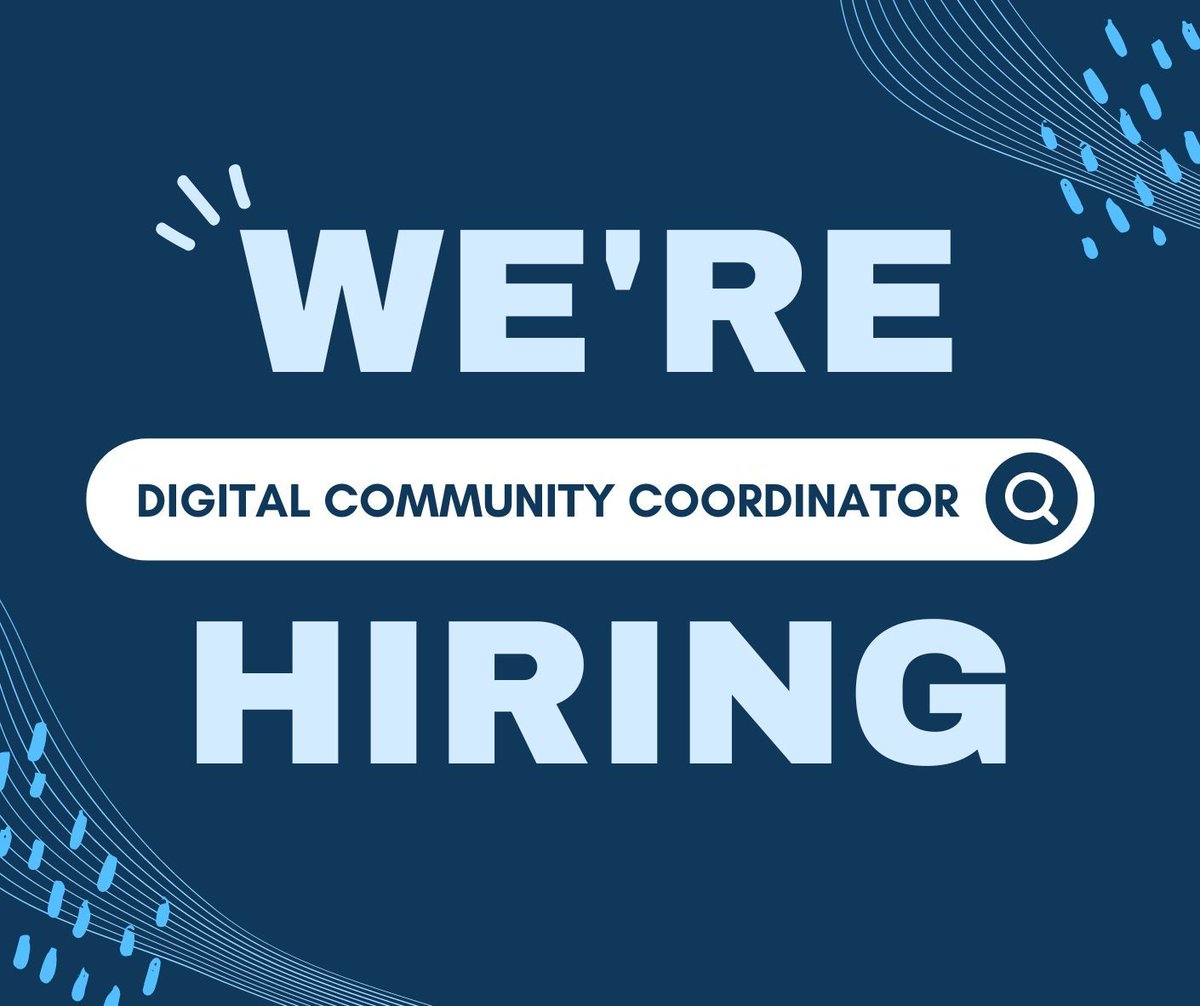 📣 We're seeking a dynamic Digital Community Coordinator to join our team and lead our digital engagement efforts. 🥌 Sound like you? 😀 For more information about the role and how to apply visit our website ▶️ buff.ly/3UXsuwW