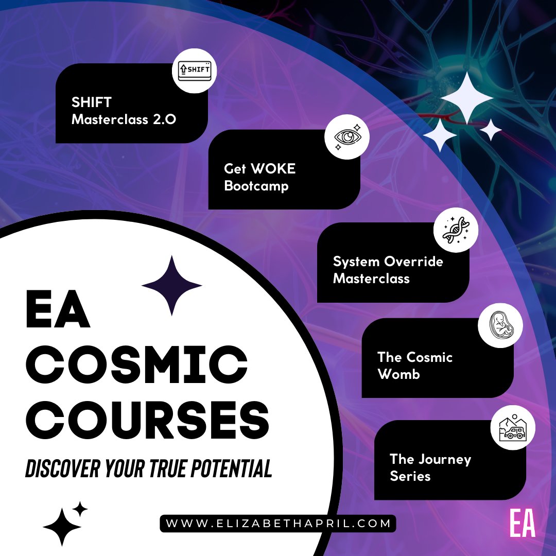 🌌 Ready to shape your reality? Explore the magic of SHIFT Masterclass, the cosmic upgrades of the Get WOKE Bootcamp, and the harmonious insights of The Cosmic Womb. ⬇️ Click the link below to learn more!⬇️ smpl.is/8956x