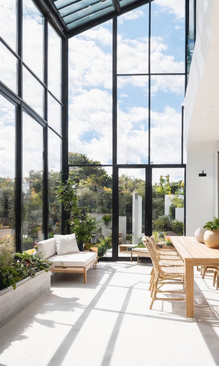 Working through some Sun Room designs. Thoughts?  #sunroom #interiordesign