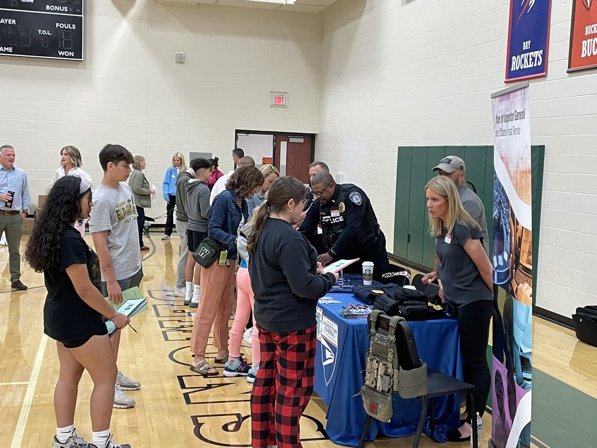 LBMS hosted its first and hopefully annual Career Fair today! Thanks to all of the presenters for taking time to meet with our students! Also, huge shoutout to Ms. Pellerite for all of her hard work on this event!